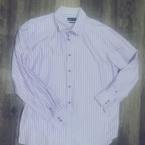 Quieti purple button down dress shirt